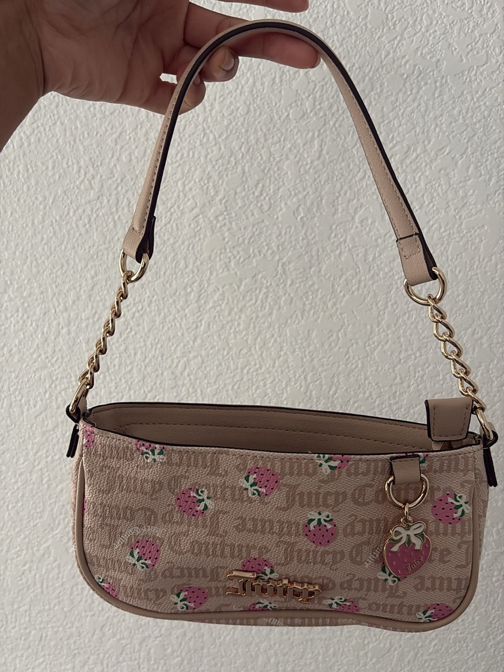 Juicy Couture Pink Strawberry  Shoulder Bag